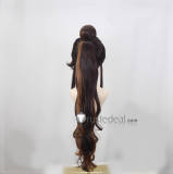 Cookie Run Kingdom Caramel Arrow Cookie Brown Ponytail Prestyled Cosplay Wig
