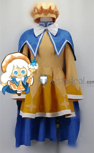 Cookie Run Kingdom Cream Puff Cookie Blue Cosplay Costume