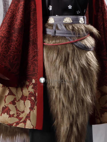 Black Myth Wukong Red Boy Pingping Fox Cosplay Costume