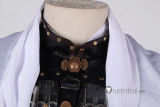 Black Myth Wukong Yang Jian Armor White Cosplay Costume