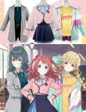 The Idolmaster Gakuen Idolmaster Kotone Fujita Saki Hanami Temari Tsukimura Cosplay Costume