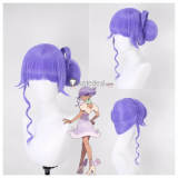 Pokemon Scarlet and Pokémon Violet Perrin Tulip Purple Blue Prestyled Cosplay Wig