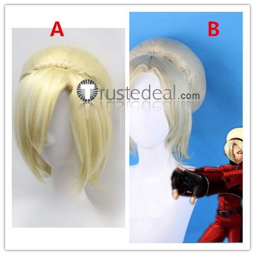 The King of Fighters Ash Crimson Blonde Styled Cosplay Wig