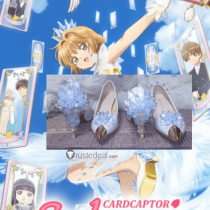 Cardcaptor Sakura Clear Card Arc Volume 3 OP Sakura Ice Angel Cosplay Shoes Heels