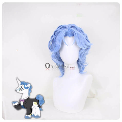 My Little Pony Friendship Is Magic Fancy Pants Fancypants Starlight Glimmer Purple Blue PreStyled Cosplay Wig