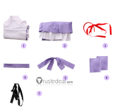Puella Magi Madoka Magica the Movie Rebellion Homura Akemi Miko Kimono Cosplay Costume