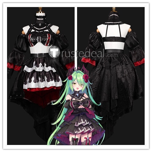 A Dying Knight a Death that Rings in Another World Devil Demon Gothic Dress Cosplay Costume