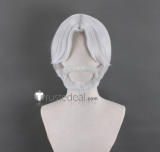 Overlord Sebas Tian Shalltear Bloodfallen Purple Ponytail Silver Prestyled Cosplay Wig