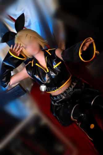 Vocaloid Project DIVA Kagamine Len Rin Punk Cosplay Costume