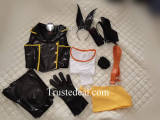 Vocaloid Kagamine Rin Len Black Hunter Cosplay Costume