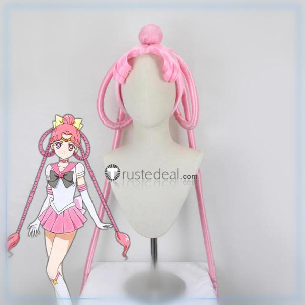 Sailor Moon Crystal CereCere Sailor Ceres Pink Prestyled Cosplay Wig