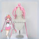 Sailor Moon Crystal CereCere Sailor Ceres Pink Prestyled Cosplay Wig
