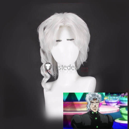 Jojo's Bizarre Adventure Noriaki Kakyoin Dio Brando Shinobu Kawajiri Kira Yoshikage Black Styled Cosplay Wig