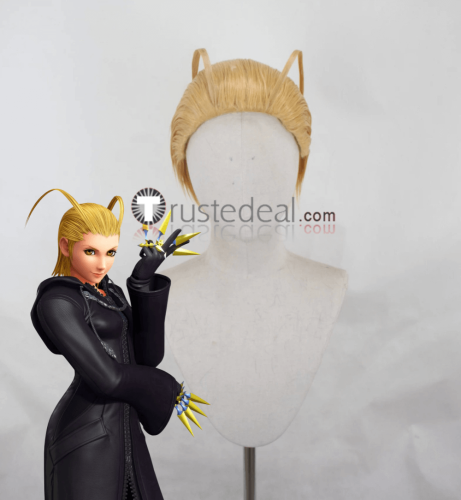 Kingdom Hearts II Organization XIII Larxene Blonde Prestyled Cosplay Wig