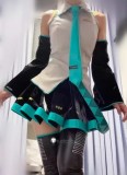 Vocaloid Original Hatsune Miku Cosplay Costume Patent Leather