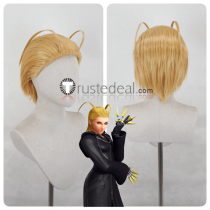 Kingdom Hearts II Organization XIII Larxene Blonde Prestyled Cosplay Wig