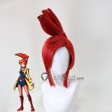 Ghost Trick Phantom Detective Lynne Prestyled Red Cospay Wig