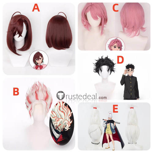 Dandadan Okarun Ken Takakura Seiko Ayase Momo Ayase Aira Shiratori Cospay Wig
