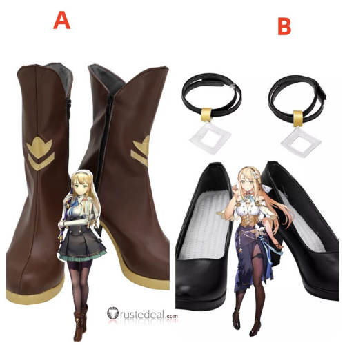 Atelier Ryza Klaudia Valentz Cosplay Shoes Boots