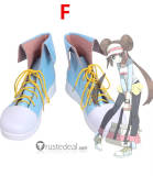 Pokemon Rosa Mei Calem Mallow Elesa Kamitsure Cosplay Shoes Boots