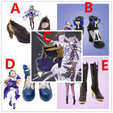 Genshin Impact Fischl Keqing Cosplay Shoes Boots
