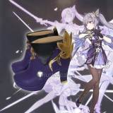 Genshin Impact Fischl Keqing Cosplay Shoes Boots