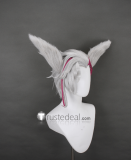 League of Legends LOL Rakan Xayah Sweetheart Valentine's Day Arcana Green White Pink Cosplay Wig Ears