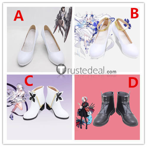 Azur Lane Atago Illustrious Admiral Graf Spee Laffey Cosplay Boots Shoes