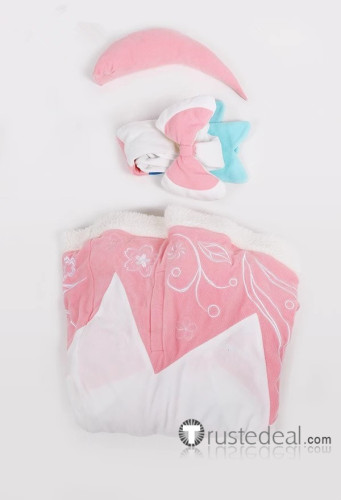 Pokemon Gijinka Sylveon Hoodie Cape Winter Coat Shawl Cape Cosplay Costume