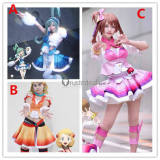 Pokemon Journeys The Series Lisia Serena May Performance Blue Pink Cosplay Costume