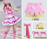 Pokemon Journeys The Series Lisia Serena May Performance Blue Pink Cosplay Costume