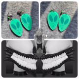 Dandadan Okarun Momo Ayase Cospay Mask Earrings Accessories Props