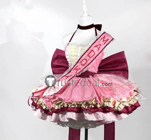Puella Magi Madoka Magica Kaname Madoka Idol Pink Lolita Cosplay Costume