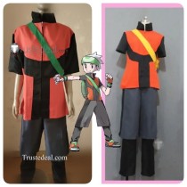 Pokemon RSE Ruby Brendan Cosplay Costume