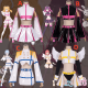 2.5 Jigen no Ririsa Liliel Miriella Nokiel Ariel Pink Purple Yellow Blue Cosplay Costume
