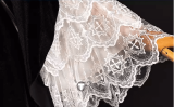 Rozen Maiden Suigintou Mercury Lampe Black Lolita Lace Cosplay Costume