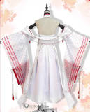 Dragon Raja Erii Uesugi Red White Kimono Cosplay Costume