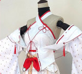 Dragon Raja Erii Uesugi Red White Kimono Cosplay Costume
