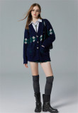 Kyouko Harry Potter Collab Slytherin Hufflepuff Ravenclaw Gryffindor Sweater Coat Cardigan