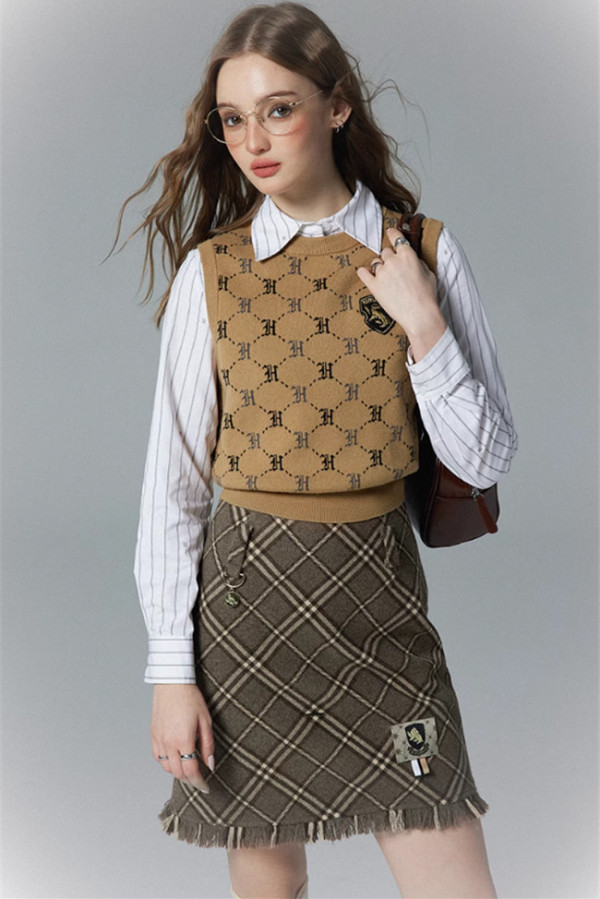 Kyouko Harry Potter Collab Slytherin Hufflepuff Ravenclaw Gryffindor Slim-fit Vest