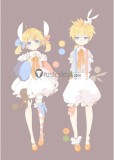 Vocaloid Lost Forest Rabbit Rin Kagamine Cosplay Costume