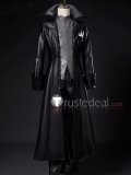 Persona 5 Protagonist Joker Black Pleather Cosplay Costume 3