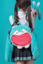 Bilibili Vocaloid Official Hatsune Miku Smily Face Ita Bag Backpack Shoulder Bag Props Accessories