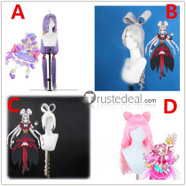 HUGtto Pretty Cure Cure Yell Go Princess Pretty Cure Twilight Cure Coral Purple Silver White Prestyled Cosplay Wig