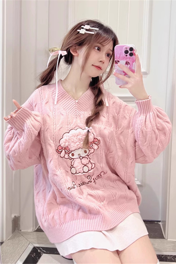 Sanrio Collaborated Sweet Winter Sweater