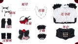 (BFM) ChuShouMao Date A Live Kurumi Tokisaki Gothic Lolita Cosplay Costume