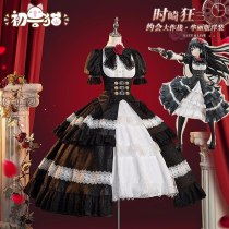 (BFM) ChuShouMao Date A Live Kurumi Tokisaki Gothic Lolita Cosplay Costume