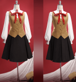 iCOS Fate Stay Night Homurabara Gakuen Girl's Uniform Tosaka Rin Cosplay Costume