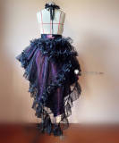 Neon Genesis Evangelion Rei Ayanami Whisper of Flower Purple Gown Lolita Dress Cosplay Costume