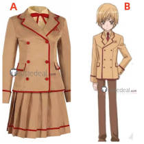 Yumeiro Patissiere Ichigo Amano Makoto Kashino School Uniform Cosplay Costume
